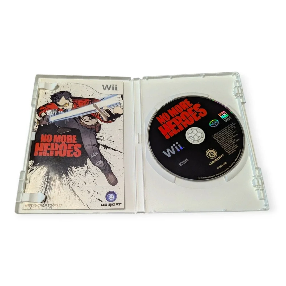 No More Heroes Nintendo Wii Action Game Ubisoft Complete CIB Travis Touchdown